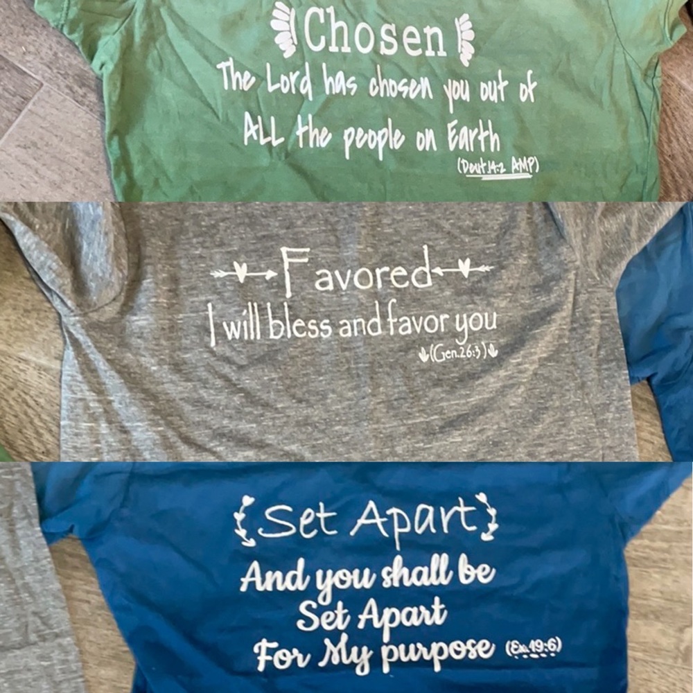 WMNs Medium Ombré Christian Tee Bundle